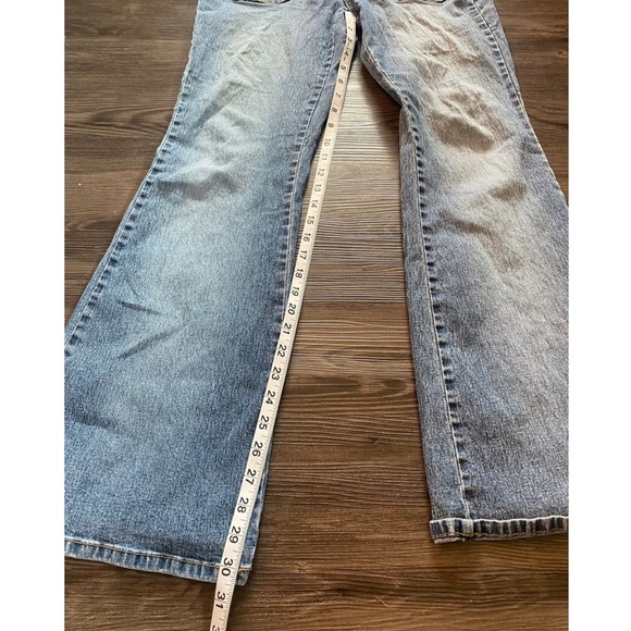 Vintage Y2K low rise jeans wide leg flare aesthetic carpenter baggy loose fit - Picture 5 of 7